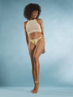 Roxy Floraldelic Bikini Bottoms -Shoreline Mood erjx404657 roxym ngz6 bck9