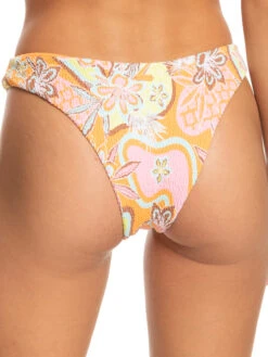 Roxy Floraldelic Cheeky Bikini Bottoms 7 Roxy Floraldelic Cheeky Bikini Bottoms -Shoreline Mood erjx404730 roxyw ngz6 bck1