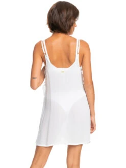 Roxy Beachy Vibes Solid Beach Cover-Up Dress -Shoreline Mood erjx603266 roxyw wbb0 bck1