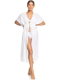 Roxy Summer Story Beach Kimono Dress -Shoreline Mood erjx603306 roxyw wbb0 frt9