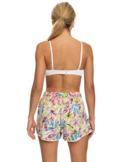 Roxy Salty Tan Shorts -Shoreline Mood erjx603347 roxyw wbb8 bck1