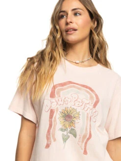 Roxy Moonlight Sunset A Oversized Boyfriend T-Shirt -Shoreline Mood erjzt05480 roxyw mek0 frt3