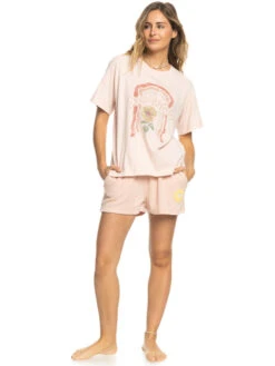Roxy Moonlight Sunset A Oversized Boyfriend T-Shirt -Shoreline Mood erjzt05480 roxyw mek0 frt9