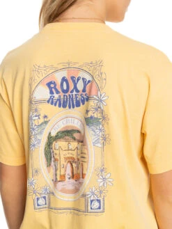 Roxy Moonlight Sunset Oversized Boyfriend T-Shirt -Shoreline Mood erjzt05481 roxyw nfk0 bck2