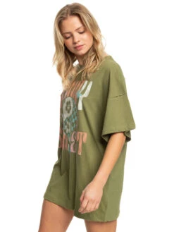 Roxy Sweet Janis Oversized T-Shirt 17 Roxy Sweet Janis Oversized T-Shirt -Shoreline Mood erjzt05506 roxyw gng0 frt2
