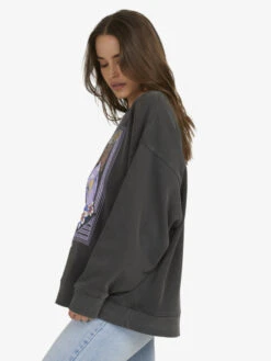 Roxy Into The Night Sweatshirt -Shoreline Mood urjft03164 roxyw kvj0 sd1