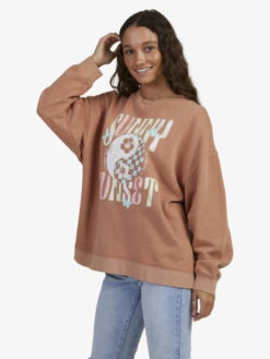 Roxy When Its Fine Sweatshirt 7 Roxy When Its Fine Sweatshirt -Shoreline Mood urjft03168 roxyw ckl0 sd1