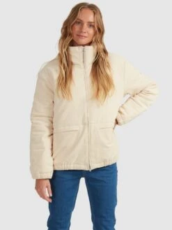 Roxy Cross The Park Jacket -Shoreline Mood urjjk03007 roxyw teh0 frt1