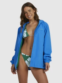 Roxy Wash Technical Spray Jacket -Shoreline Mood urjjk03030 roxyw bpc0 frt1
