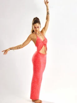 Roxy Bold As Love Halter Dress -Shoreline Mood urjkd03058 roxyl nmb0 frt3