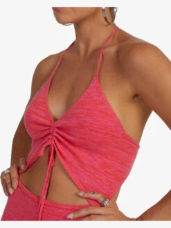 Roxy Bold As Love Halter Dress -Shoreline Mood urjkd03058 roxyw nmb0 dtl1