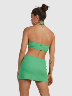 Roxy Izabella Halter Dress -Shoreline Mood urjkd03060 roxyw gns0 bck1