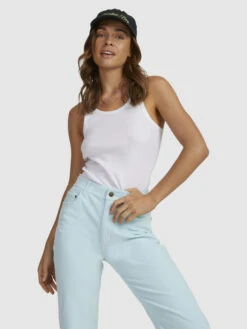 Roxy Match Back Rib Knit Top -Shoreline Mood urjkt03189 roxyw wbb0 frt1