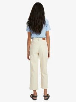 Roxy Jana Cord High Waist Corduroy Pants -Shoreline Mood urjnp03028 roxyw teh0 bck2