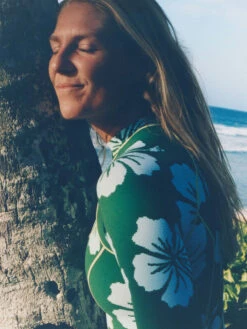 Roxy Digi High Long Sleeve One-Piece Swimsuit 12 Roxy Digi High Long Sleeve One-Piece Swimsuit -Shoreline Mood urjwr03201 roxyl gsj8 frt4