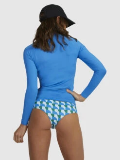 Roxy Always Surf Long Sleeve UPF 50 Rashguard -Shoreline Mood urjwr03205 roxyw bpc0 bck1