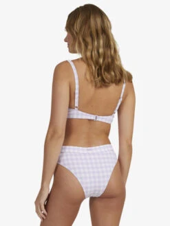 Roxy Heart The Check Underwire Bralette Bikini Top -Shoreline Mood urjx303068 roxyw pfk8 bck1