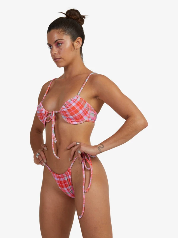 Roxy Tartan Times Underwired Bikini Top 5 Roxy Tartan Times Underwired Bikini Top - Image 5