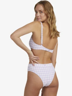 Roxy Heart The Check Moderate Coverage Bikini Bottoms -Shoreline Mood urjx403055 roxyw pfk8 bck1