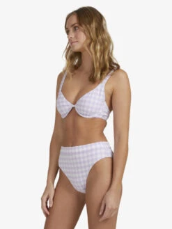 Roxy Heart The Check Moderate Coverage Bikini Bottoms -Shoreline Mood urjx403055 roxyw pfk8 sd1