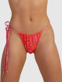 Roxy Mystic Shell Tie-Side Bikini Bottoms 11 Roxy Mystic Shell Tie-Side Bikini Bottoms -Shoreline Mood urjx403060 roxyw nmb9 frt1
