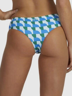 Roxy Geo Vibe Hipster Bikini Bottoms -Shoreline Mood urjx403074 roxyw bff8 bck1