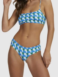 Roxy Geo Vibe Hipster Bikini Bottoms -Shoreline Mood urjx403074 roxyw bff8 frt4