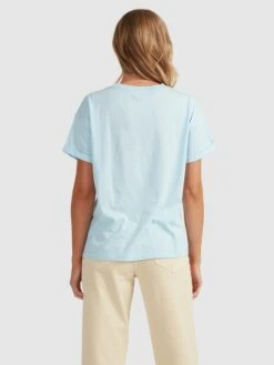 Roxy Surfing In Sunshine Screen Tee -Shoreline Mood urjzt03623 roxyw bzq0 bck1