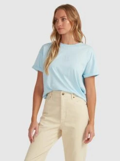 Roxy Surfing In Sunshine Screen Tee -Shoreline Mood urjzt03623 roxyw bzq0 sd1