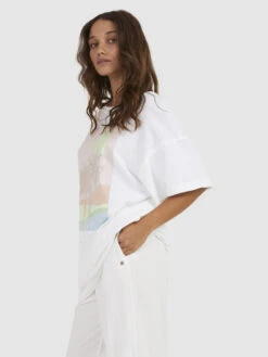 Roxy Sweet Janis Boyfriend T-Shirt -Shoreline Mood urjzt03683 roxyw wbb0 sd1