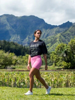 Roxy Barracuda Oversized T-Shirt -Shoreline Mood urjzt03719 roxyl kvj0 frt3